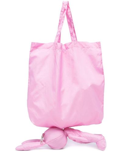 Natasha Zinko Bunny Tote Bag - Unisex - Polyamide - Pink