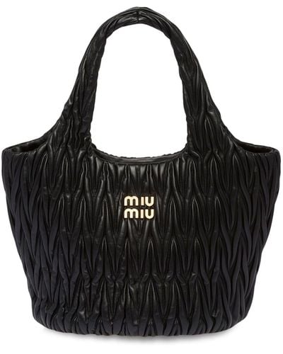 Miu Miu Tote Bags - Black