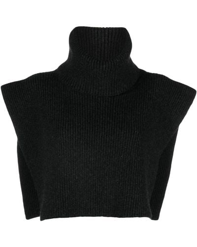 The Row Emmit Cashmere Collar - Black