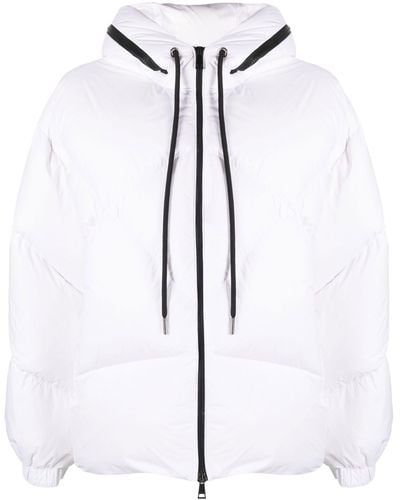 Moncler Estom Hooded Quilted Jacket - White