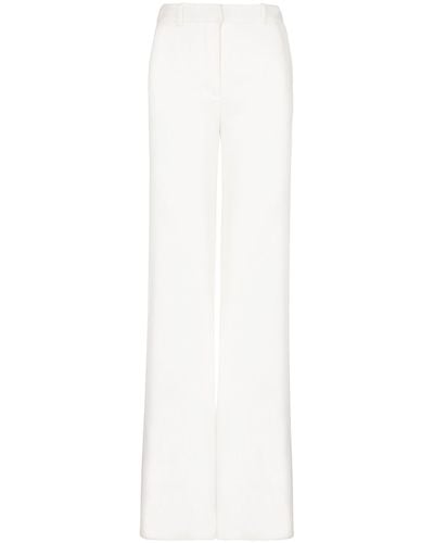 Balmain Flared Trousers - White