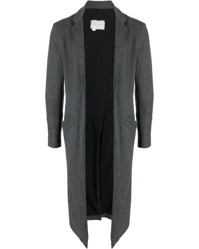 Greg Lauren Wool Long Cardi-coat - Men's - Rayon/wool - Black