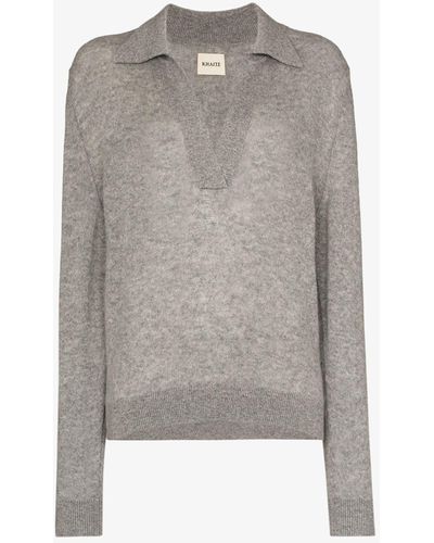 Khaite The Jo Sweater - Gray