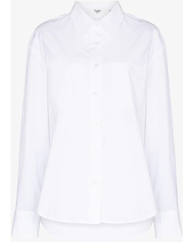 Frankie Shop Lui Oversized Shirt - Women's - Organic Cotton - White