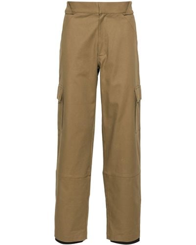 GR10K Neutral Shank Structured Cargo Trousers - Men's - Cotton/spandex/elastane/polyester - Natural