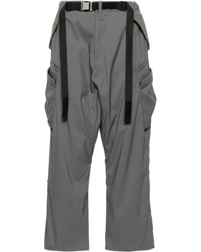 ACRONYM P55-m Belted Trousers - Grey