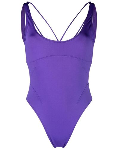 Jacquemus Le Maillot Signature Swimsuit - Purple