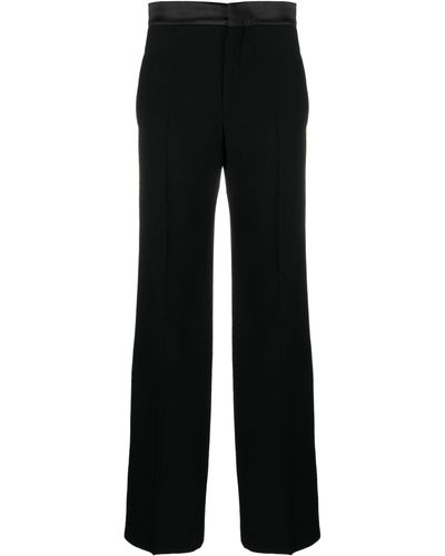 Chloé Tailored Virgin-wool Trousers - Black