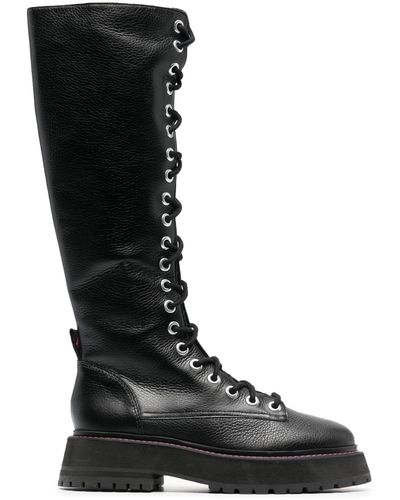 knee high combat boots outfits