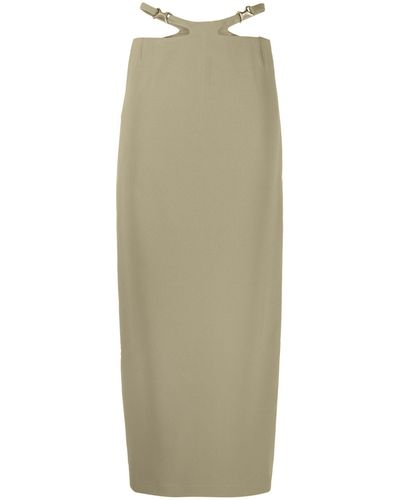 Paris Georgia Basics Sleeveless Midi Skirt - Grey