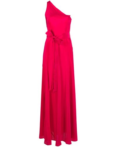 Alexandra Miro Odetta One-shoulder Maxi Dress - Women's - Viscose - Pink