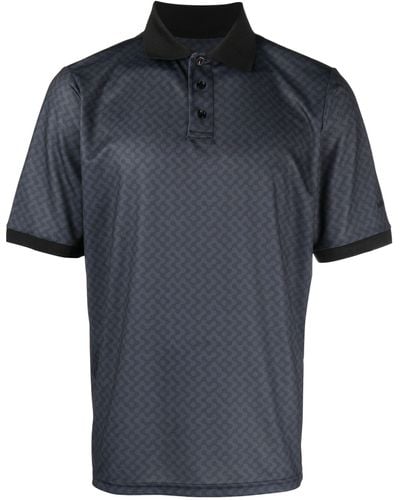 Manors Golf Blue Eighteenth Course Polo Shirt