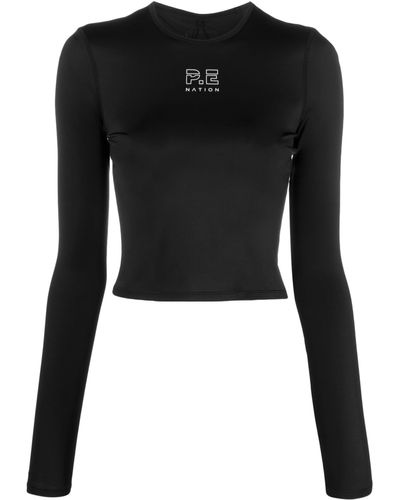 P.E Nation Baseline Vertical Jump T-shirt - Women's - Elastane/nylon - Black