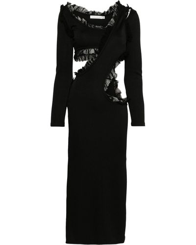 Christopher Esber Carina Cut-out Midi Dress - Black