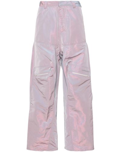 Y. Project Pop-up Straight-leg Trousers - Purple