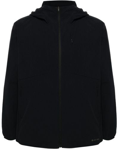 Snow Peak Active Comfort Hooded Jacket - Men's - Polyester/polyamide/spandex/elastane - Black