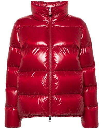 Moncler Abbadia Quilted Jacket - Red