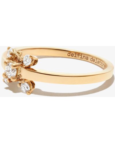 Delfina Delettrez 18k Yellow Dancing Diamonds Ring - Metallic