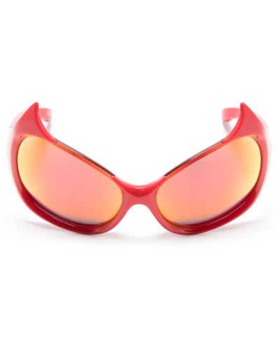 Balenciaga Gotham Oversize-frame Sunglasses - Pink