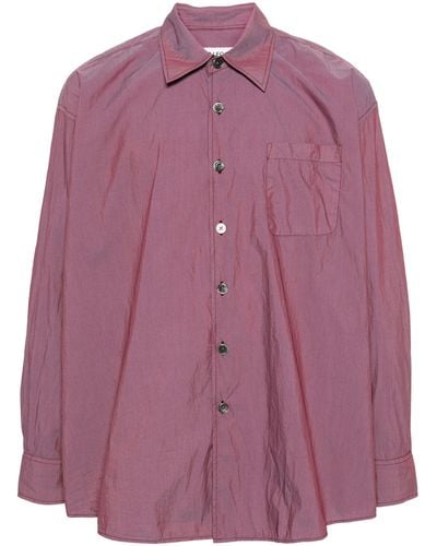 Our Legacy Parachute Cotton Poplin Shirt - Purple
