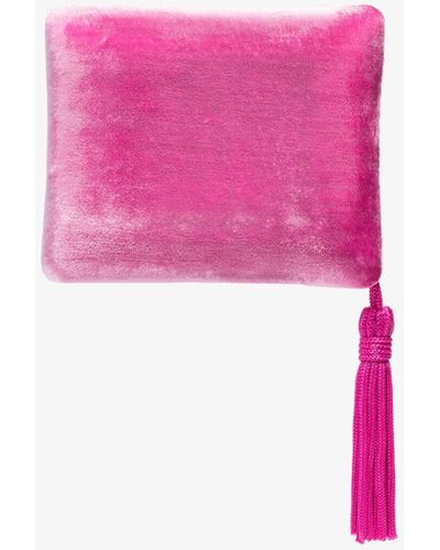Sophie Bille Brahe Velvet Tassel Jewellery Box - Pink