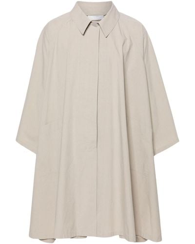 The Row Neutral Leins Cotton Trench Coat - Natural