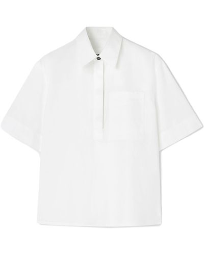 Jil Sander Flat Collar Shirt - White