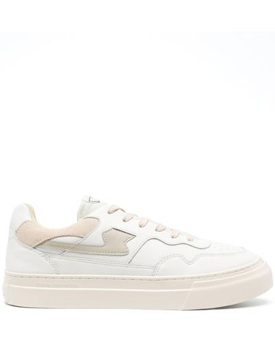 Stepney Workers Club Pearl S-strike Leather Sneakers - White