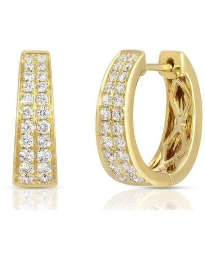 Anita Ko 18k Yellow Meryl Diamond Earrings - Metallic