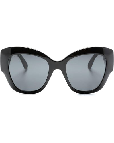 Gucci gg0808s Cat Eye Frame Sunglasses - Unisex - Acetate - Black