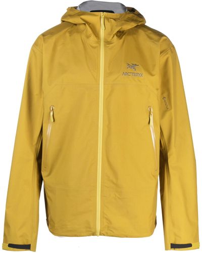 Arc'teryx Beta Gore-tex® Shell Hooded Jacket - Yellow