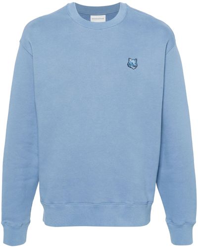 Maison Kitsuné Bold Fox Head Sweatshirt - Blue