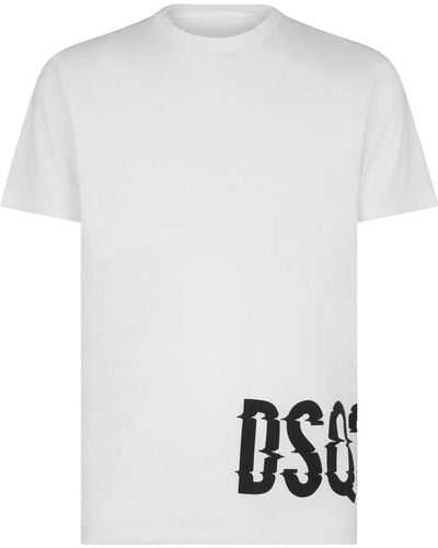 DSquared² Cotton Crew-Neck T-Shirt - White