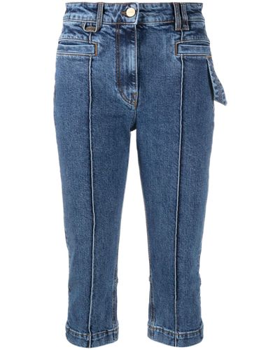 Jacquemus Blue Cropped Skinny Jeans