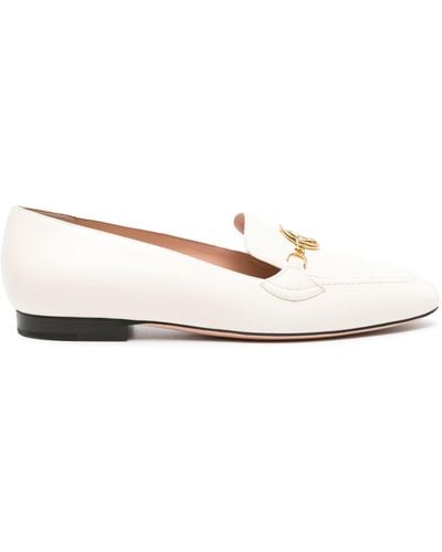 Bally Obrien Leather Loafers - Natural
