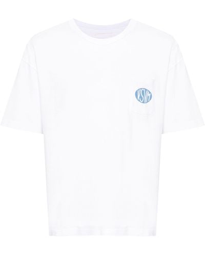 Visvim Logo-print Cotton T-shirt - White