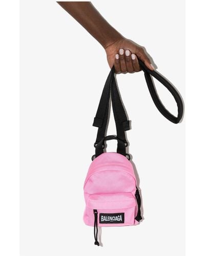 Balenciaga Oversized Mini Backpack - Pink