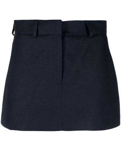 Frankie Shop Isle Tailored Miniskirt - Blue