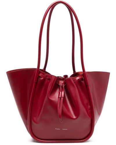 Proenza Schouler Large Ruched Tote Bag - Red