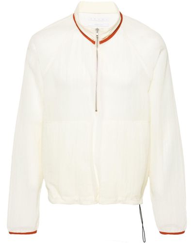 RANRA Neutral Hlaupa Half-zip Sweatshirt - White