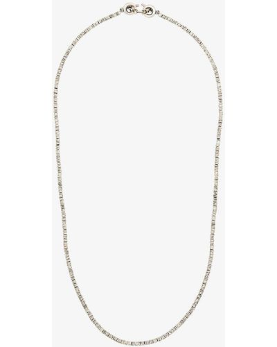 M. Cohen Sterling Silver The Mini Washer Necklace - Metallic