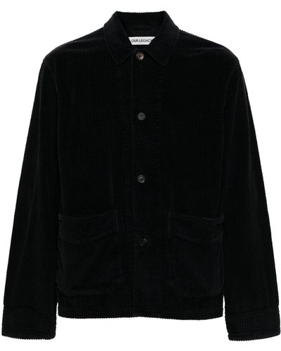Our Legacy Archieve Box Chenille Jacket - Black