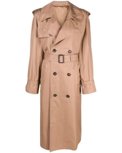Wardrobe NYC Double-breasted Cotton Trench Coat - Women's - Cotton - Natural
