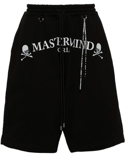 Mastermind Japan Easy Logo-print Track Trousers - Men's - Cotton - Black