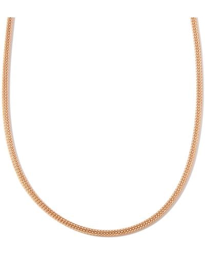 Marie Lichtenberg 18k Yellow Indian Chain Necklace - White