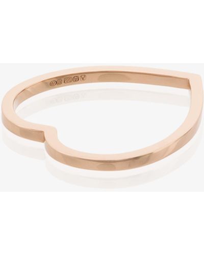 Repossi 18k Rose Gold Antifer Heart Ring - Women's - 18kt Rose Gold - Pink