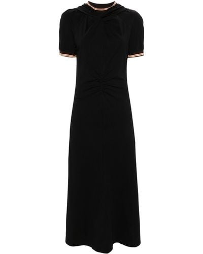 Wales Bonner Twisted Maxi T-shirt Dress - Black