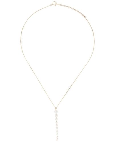 Mizuki 14k Yellow Sea Of Beauty Pearl Necklace - White