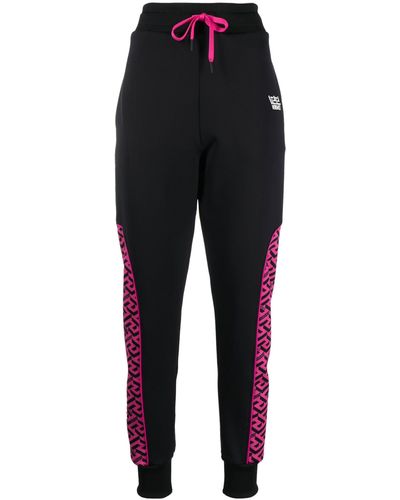 Versace Black Greca Track Trousers - Women's - Polyamide/spandex/elastane