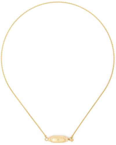Marie Lichtenberg 18k Yellow Micro Coco Diamond Locket Necklace - Natural